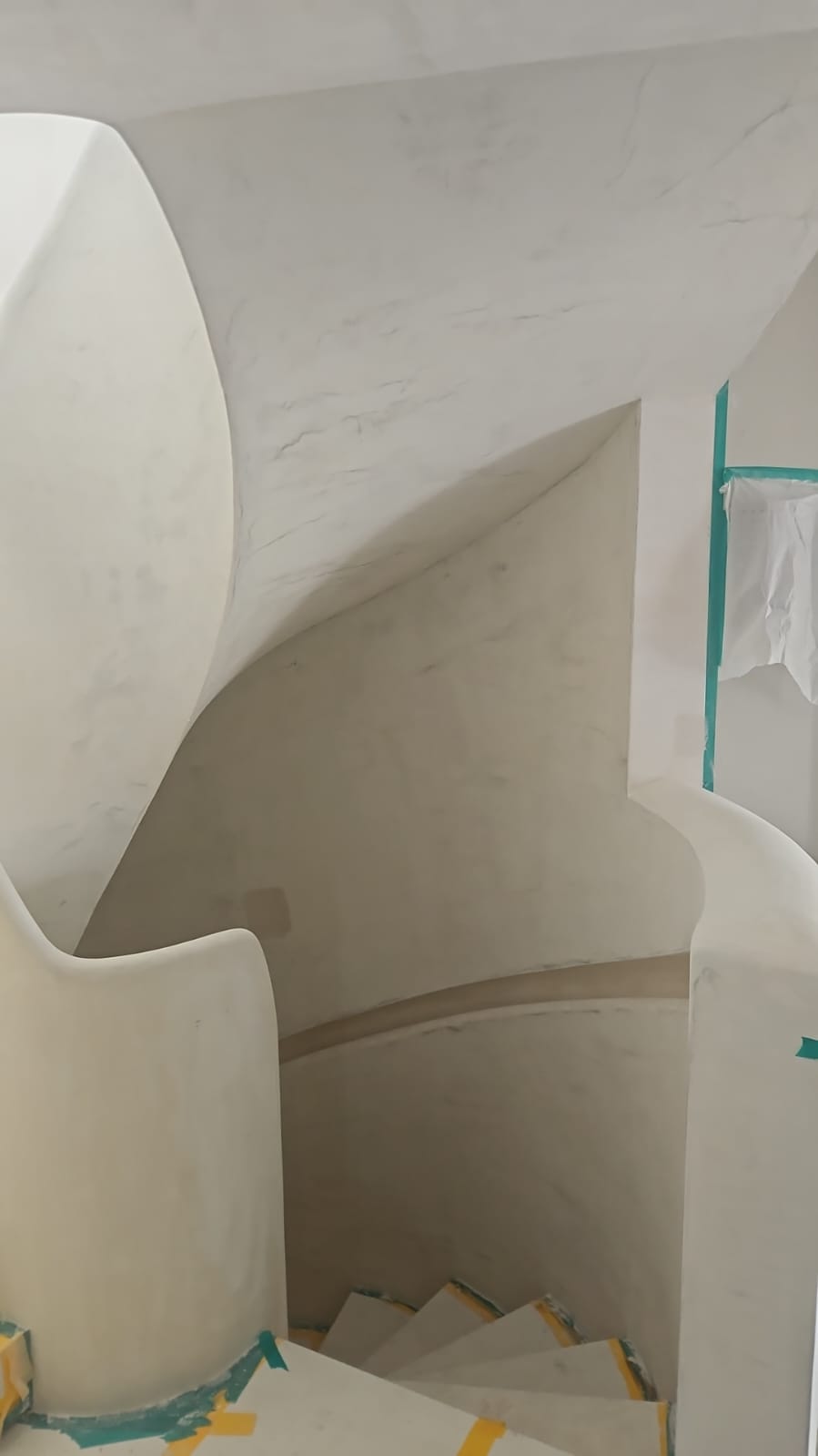 Renovierung einer Wendeltreppe